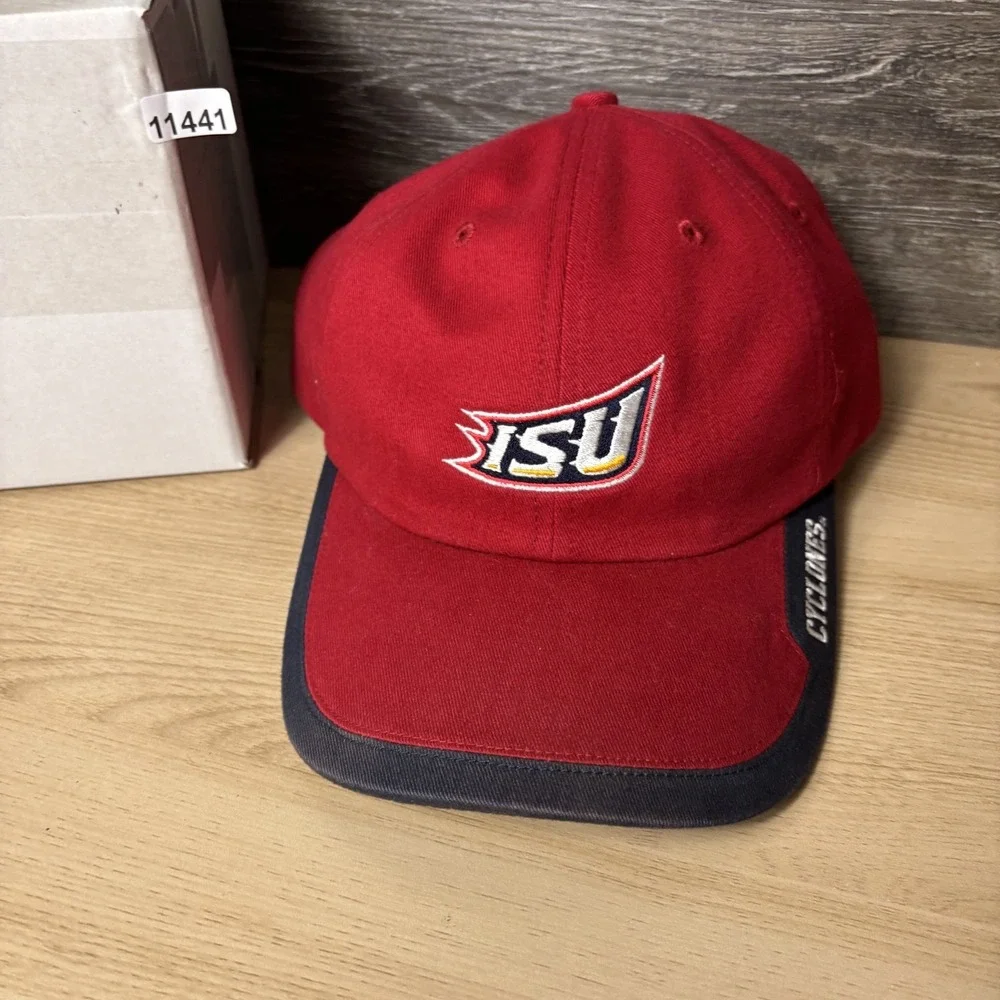 Gear For Sports Iowa State Cyclones Hat Cap Strap Back Red Black NCAA Mens ISU